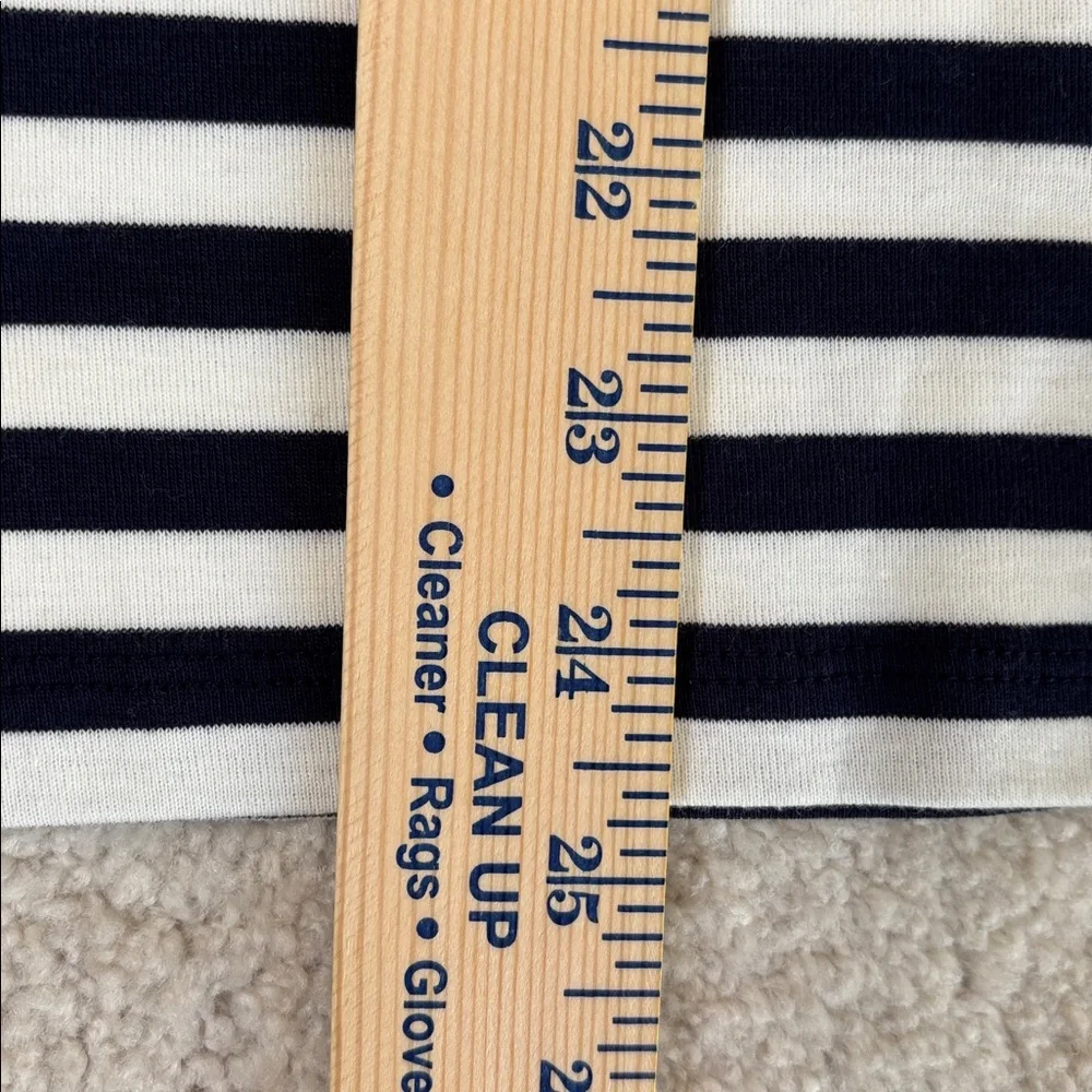 J. Crew Blue White‎ Striped Nautical Cotton Tank Top Women’s Size Large